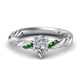 Thumbnail 17 - pear-shaped-emerald-twisted-vine-engagement-ring-in-white-gold-FD9127PERGEMGR-NL-WG