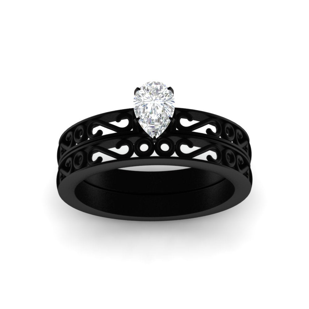 pear-shaped-filigree-single-stone-diamond-wedding-ring-set-in-black-gold-FDENS3289PEANGLE5-NL-BG.jpg?v=1763371075