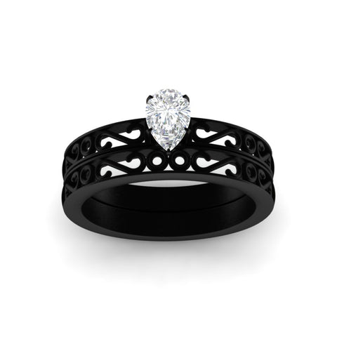 pear-shaped-filigree-single-stone-diamond-wedding-ring-set-in-black-gold-FDENS3289PEANGLE5-NL-BG.jpg?v=1763371075