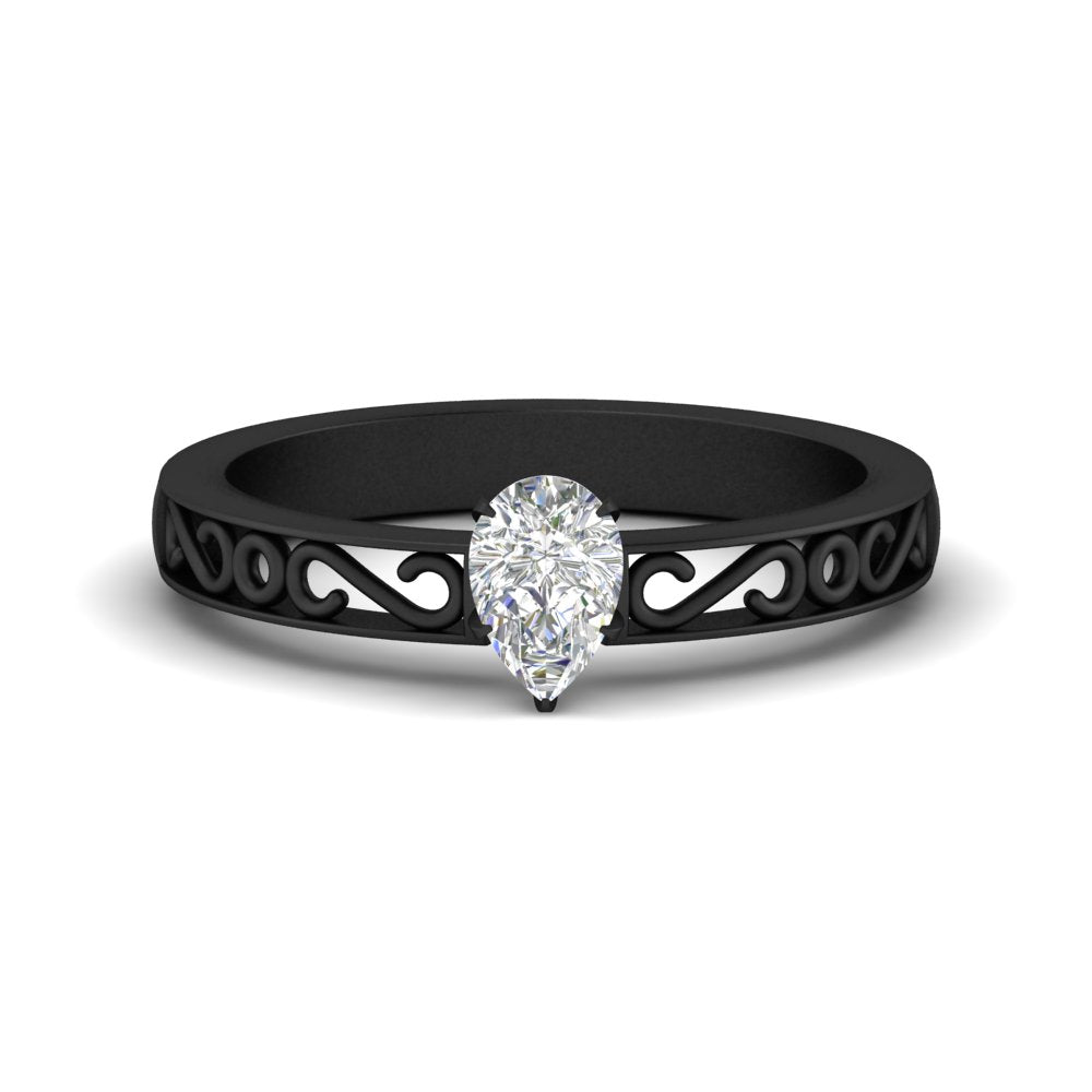 pear-shaped-filigree-single-stone-engagement-ring-in-black-gold-FDENS3289PER-NL-BG.jpg?v=1763370602