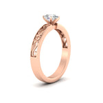 Load image into Gallery viewer, pear-shaped-filigree-single-stone-engagement-ring-in-rose-gold-FDENS3289PERANGLE2-NL-RG.jpg?v=1763370602
