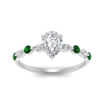 Load image into Gallery viewer, pear-shaped-floating-marquise-accent-emerald-engagement-ring-in-white-gold-FDEWB9398PERGEMGRANGEL5-NL-WG_007cfc3d-380f-49a8-937e-dde80219d667?v=1756366531
