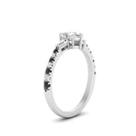 Load image into Gallery viewer, Delicate Antique Pave Pear Shaped Diamond Ring
