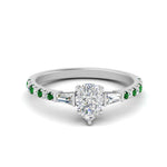 Load image into Gallery viewer, Delicate Antique Pave Pear Shaped Diamond Ring
