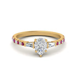 Load image into Gallery viewer, Delicate Antique Pave Pear Shaped Diamond Ring
