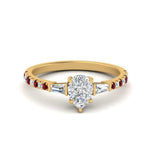 Load image into Gallery viewer, Delicate Antique Pave Pear Shaped Diamond Ring
