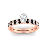 Load image into Gallery viewer, pear-shaped-french-pave-black-diamond-wedding-ring-set-in-rose-gold-FD11408PEGBLACKANGLE5-NL-RG_b1f4b4f6-4c9d-4732-9608-1988232c5ef1?v=1763104448
