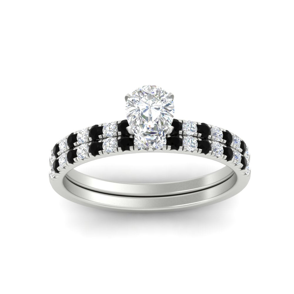 pear-shaped-french-pave-black-diamond-wedding-ring-set-in-white-gold-FD11408PEGBLACKANGLE5-NL-WG?v=1763104296