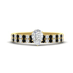 Load image into Gallery viewer, pear-shaped-french-pave-black-diamond-wedding-ring-set-in-yellow-gold-FD11408PEGBLACK-NL-YG?v=1763104297