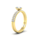 Load image into Gallery viewer, pear-shaped-french-pave-diamond-wedding-ring-set-in-yellow-gold-FD11408PEANGLE2-NL-YG?v=1763104296