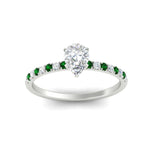 Load image into Gallery viewer, pear-shaped-french-pave-emerald-engagement-ring-in-white-gold-FD11408PERGEMGRANGLE5-NL-WG_6ecd167b-c946-4dab-a88c-d24982673adf?v=1762849871
