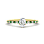 Load image into Gallery viewer, pear-shaped-french-pave-emerald-engagement-ring-in-yellow-gold-FD11408PERGEMGR-NL-YG_e5f5e4eb-949f-48c4-b377-bfb0d3f774b4?v=1762849871
