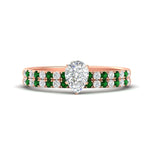 Load image into Gallery viewer, pear-shaped-french-pave-emerald-wedding-ring-set-in-rose-gold-FD11408PEGEMGR-NL-RG_1124a906-b30a-4a38-b613-0135e2f0829d?v=1763104448
