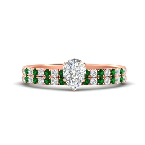 pear-shaped-french-pave-emerald-wedding-ring-set-in-rose-gold-FD11408PEGEMGR-NL-RG?v=1763104297