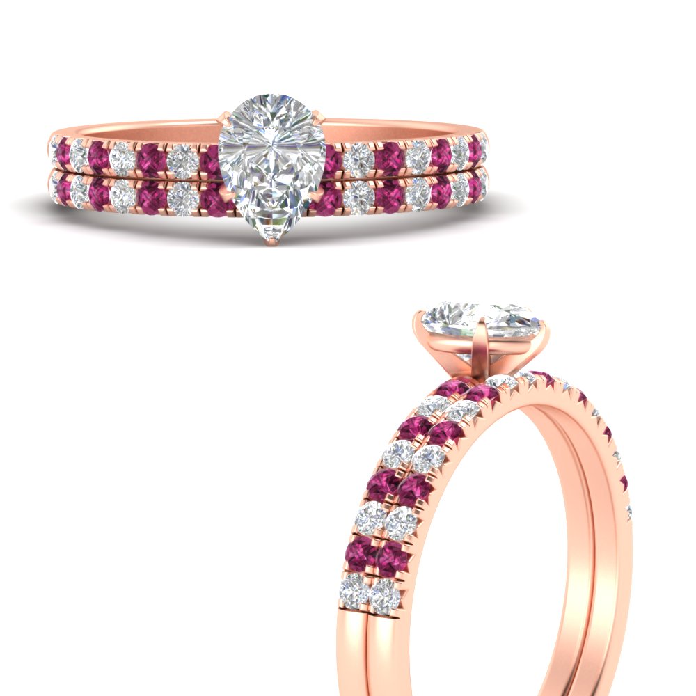 pear-shaped-french-pave-pink-sapphire-wedding-ring-set-in-rose-gold-FD11408PEGSADRPIANGLE3-NL-RG?v=1763104297