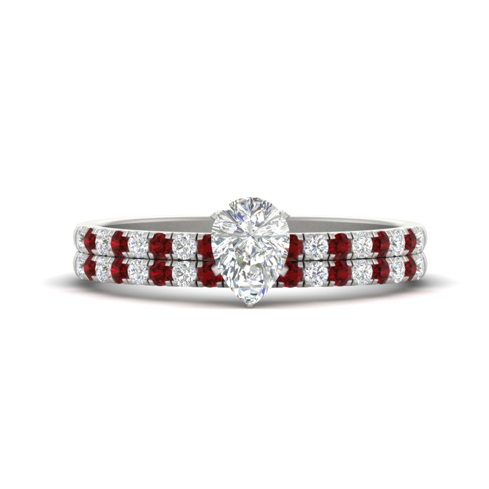 pear-shaped-french-pave-ruby-wedding-ring-set-in-white-gold-FD11408PEGRUDR-NL-WG?v=1763104297