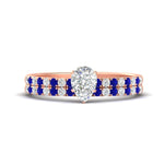 Load image into Gallery viewer, pear-shaped-french-pave-sapphire-wedding-ring-set-in-rose-gold-FD11408PEGSABL-NL-RG_78b1070d-31d1-4dcf-8d00-4051345ec7d6?v=1763104448

