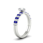Load image into Gallery viewer, pear-shaped-french-pave-sapphire-wedding-ring-set-in-white-gold-FD11408PEGSABLANGLE2-NL-WG_d7c980e6-d3c5-47d5-9776-d604fbe7aafc?v=1763104448
