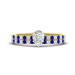 Load image into Gallery viewer, pear-shaped-french-pave-sapphire-wedding-ring-set-in-yellow-gold-FD11408PEGSABL-NL-YG?v=1763104296