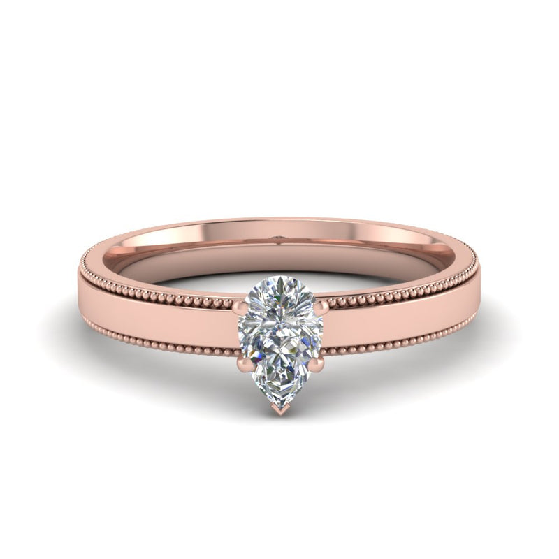 pear-shaped-glossy-milgrain-single-stone-anniversary-diamond-ring-in-14K-rose-gold-FD-ENR8985PER-NL-RG