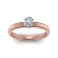 Thumbnail 5 - pear-shaped-glossy-milgrain-single-stone-anniversary-diamond-ring-in-14K-rose-gold-FD-ENR8985PERANGLE5-NL-RG