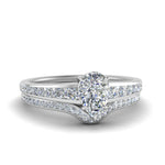 Load image into Gallery viewer, pear-shaped-graduated-channel-diamond-wedding-set-in-FD122866PE-NL-WG
