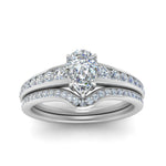 Load image into Gallery viewer, pear-shaped-graduated-channel-diamond-wedding-set-in-FD122866PE-NL-WG
