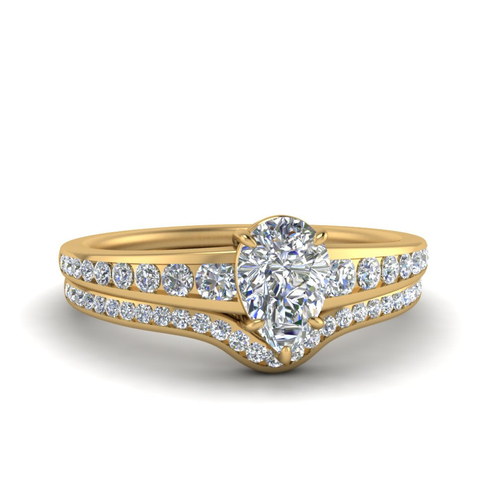 pear-shaped-graduated-channel-diamond-wedding-set-in-FD122866PE-NL-YG