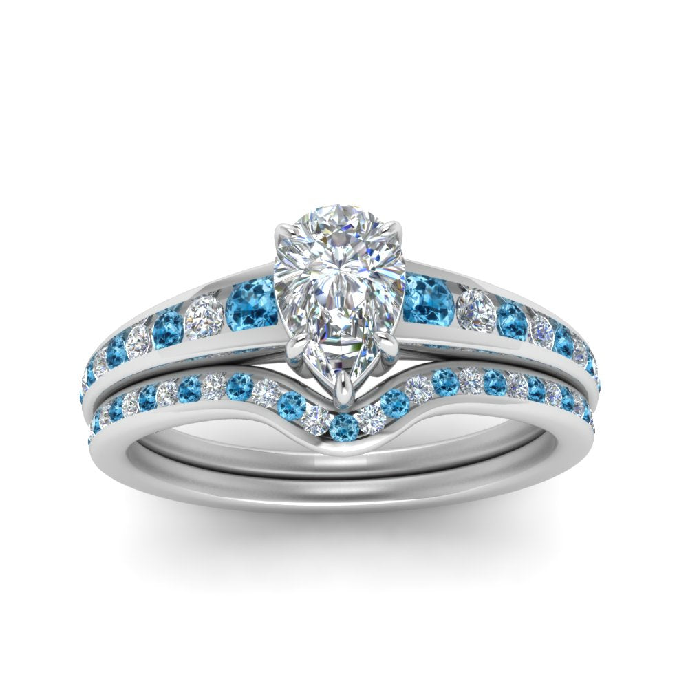 pear-shaped-graduated-channel-diamond-wedding-set-with-blue-topaz-in-FD122866PEGICBLTO-NL-WG