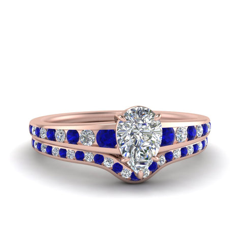 pear-shaped-graduated-channel-diamond-wedding-set-with-sapphire-in-FD122866PEGSABL-NL-RG