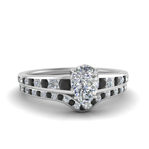 pear-shaped-graduated-channel-wedding-set-with-black-diamond-in-FD122866PEGBLACK-NL-WG