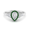 Load image into Gallery viewer, pear-shaped-halo-cluster-accent-emerald-engagement-ring-in-white-gold-FD10512PERGEMGR-NL-WG_37159786-1a66-401c-9040-75305f53c1f3.jpg?v=1770117378