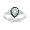 Load image into Gallery viewer, pear-shaped-halo-cluster-accent-emerald-engagement-ring-in-white-gold-FD10512PERGEMGRANGLE5-NL-WG_b8c38026-99ab-48e8-9b13-174d126aa42f.jpg?v=1770117379