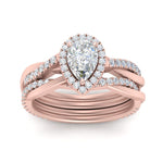 Load image into Gallery viewer, pear-shaped-halo-diamond-infinity-bridal-set-in-rose-gold-FD9212PE-NL-RG-B2.jpg

