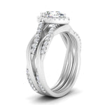 Load image into Gallery viewer, pear-shaped-halo-diamond-infinity-bridal-set-in-white-gold-FD9212PE-NL-WG-B2.jpg
