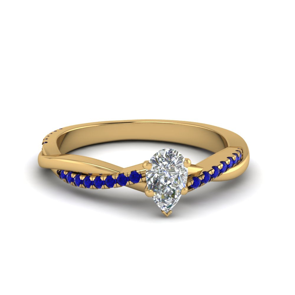 pear-shaped-infinity-twist-diamond-engagement-ring-with-blue-sapphire-in-14K-yellow-gold-FD8253PERGSABL-NL-YG
