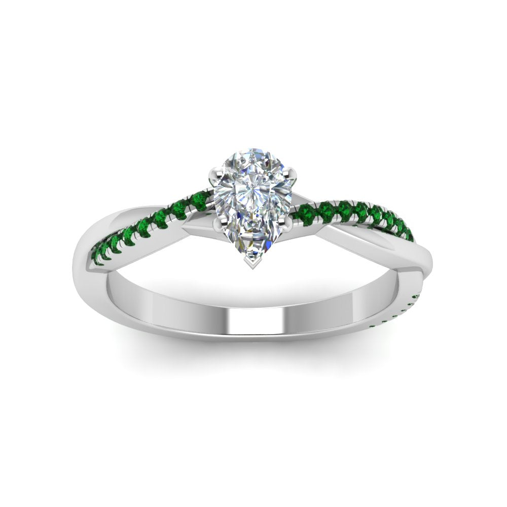 pear-shaped-infinity-twist-diamond-engagement-ring-with-emerald-in-14K-white-gold-FD8253PERGEMGR-NL-WG