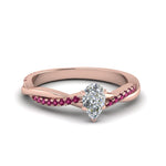 Load image into Gallery viewer, pear-shaped-infinity-twist-diamond-engagement-ring-with-pink-sapphire-in-14K-rose-gold-FD8253PERGSADRPI-NL-RG
