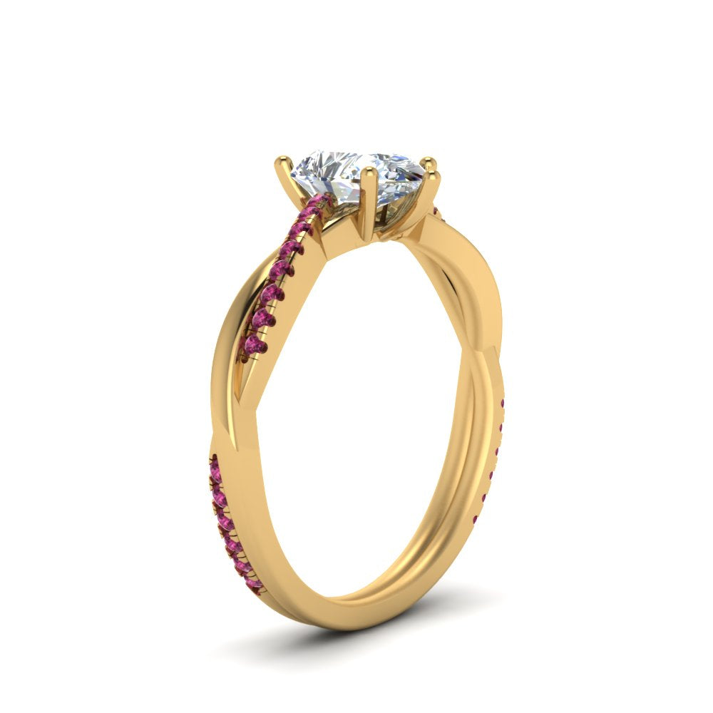 pear-shaped-infinity-twist-diamond-engagement-ring-with-pink-sapphire-in-14K-yellow-gold-FD8253PERGSADRPI-NL-YG