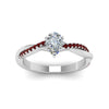 Load image into Gallery viewer, pear-shaped-infinity-twist-diamond-engagement-ring-with-ruby-in-14K-white-gold-FD8253PERGRUDR-NL-WG