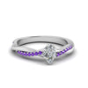 Load image into Gallery viewer, pear-shaped-infinity-twist-diamond-engagement-ring-with-violac-topaz-in-14K-white-gold-FD8253PERGVITO-NL-WG