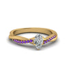 Load image into Gallery viewer, pear-shaped-infinity-twist-diamond-engagement-ring-with-violac-topaz-in-14K-yellow-gold-FD8253PERGVITO-NL-YG