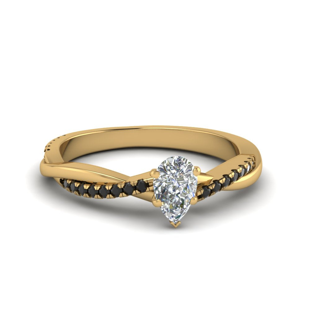 pear-shaped-infinity-twist-engagement-ring-with-black-diamond-in-14K-yellow-gold-FD8253PERGBLACK-NL-YG