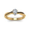 Load image into Gallery viewer, pear-shaped-infinity-twist-engagement-ring-with-black-diamond-in-14K-yellow-gold-FD8253PERGBLACK-NL-YG
