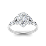 Load image into Gallery viewer, pear-shaped-lab-diamond-halo-ring-with-pavé-leaves-in-white-gold-FD9827PERANGLE5-NL-WG.jpg?v=1770891269