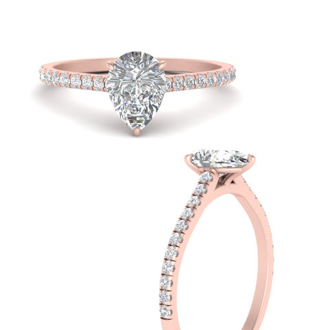 pear-shaped-lab-grown-diamond-french-pave-ring-in-rose-gold-FD9918PERANGLE3-NL-RG