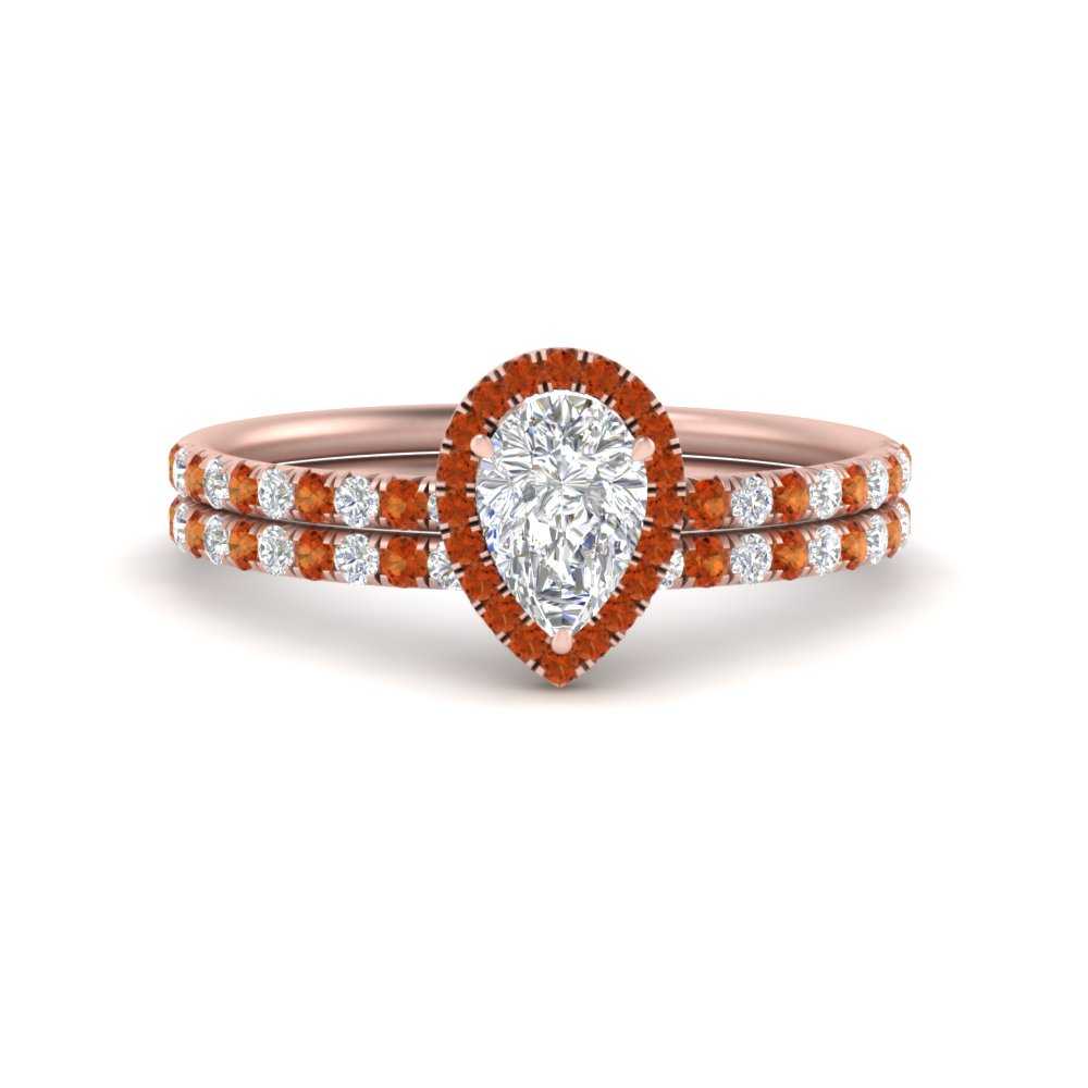 pear-shaped-orange-sapphire-halo-wedding-ring-set-in-rose-gold-FD8523PEGSAOR-NL-RG