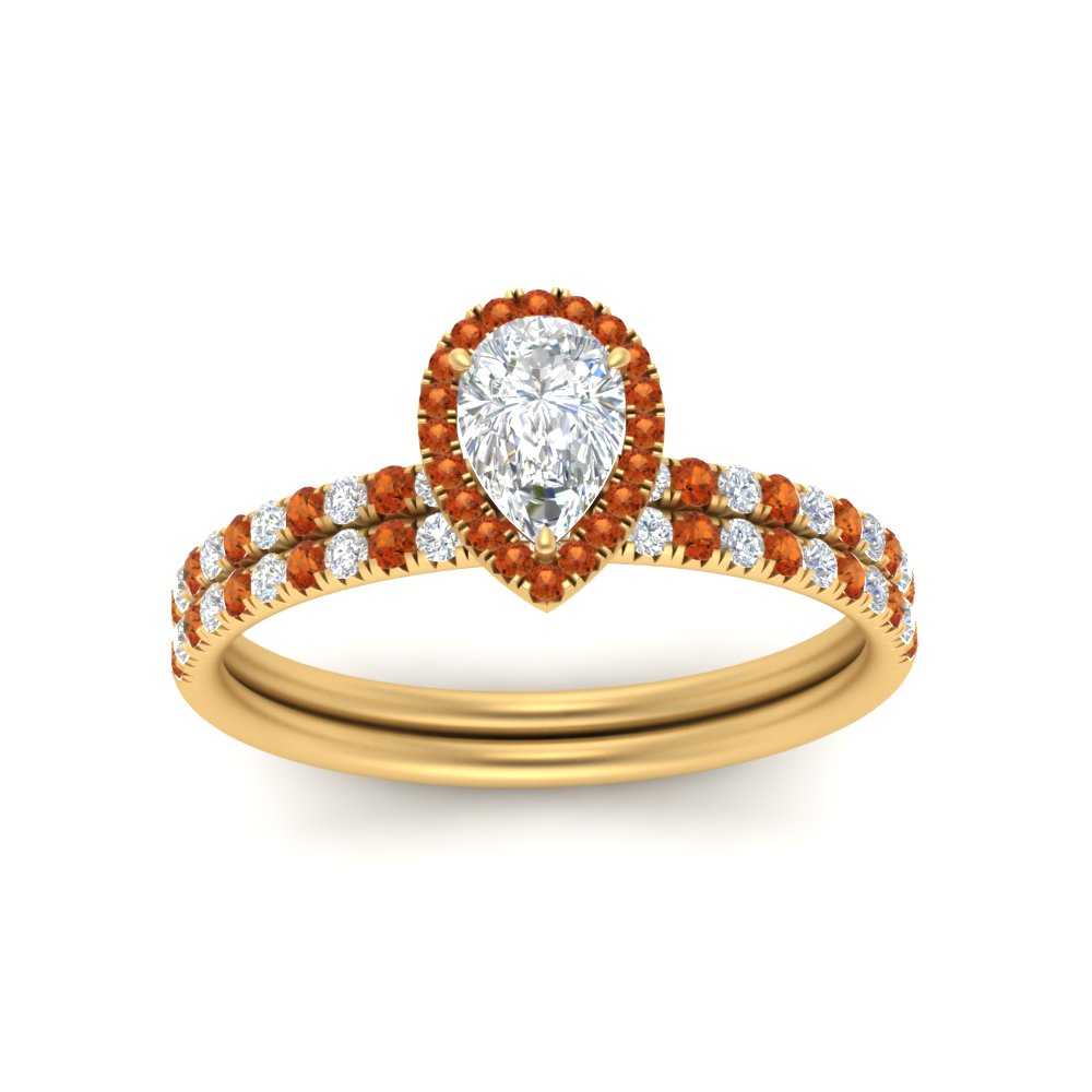 pear-shaped-orange-sapphire-halo-wedding-ring-set-in-yellow-gold-FD8523PEGSAOR-NL-YG