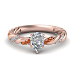Load image into Gallery viewer, pear-shaped-orange-sapphire-twisted-vine-engagement-ring-in-rose-gold-FD9127PERGSAOR-NL-RG
