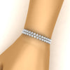 Load image into Gallery viewer, Pear Shaped Petal Style Tennis Bracelet